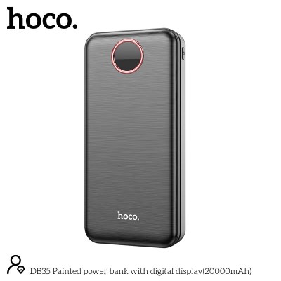 УМБ HOCO Painted power bank with digital display DB35 20000mAh |2USB/Type-C, 2.1A|