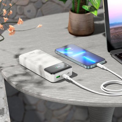 УМБ HOCO Cool figure power bank J102A 20000mAh |2USB/Type-C, 20W/3A, PD/QC|