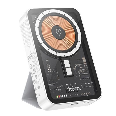 УМБ HOCO Transparent discovery edition magnetic fast charge power bank Q10A 10000mAh |Type-C, 3A/20W, QC/PD|