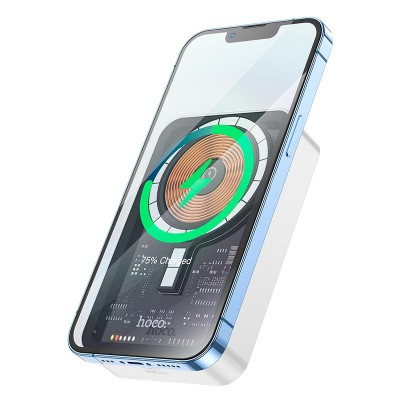 УМБ HOCO Transparent discovery edition magnetic fast charge power bank Q10A 10000mAh |Type-C, 3A/20W, QC/PD|