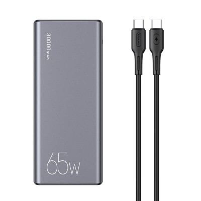 УМБ USAMS Digital Display Fast Charging US-CD165 PB59 30000mAh |2USB/1Type-C, 65W/3A, PD/QC|