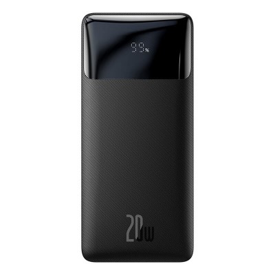 УМБ BASEUS Bipow Digital Display Power bank 20000mAh |2USB/1Type-C, PD/QC, 20W, 3A| (PPDML-M02)