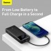 УМБ BASEUS Bipow Digital Display Power bank 20000mAh |2USB/1Type-C, PD/QC, 20W, 3A| (PPDML-M02)