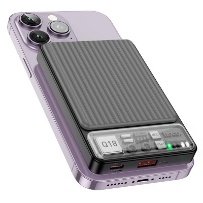 УМБ HOCO Tourer power bank with magnetic fast charging Q18 10000mah |Type-C/1USB, QC/PD, 22,5W/3A|