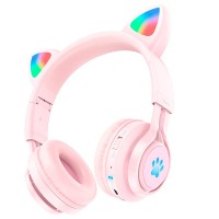 Навушники Hoco Cat ear kids BT headphones W39 |BT5.3, AUX, 10H, 85db| Навушники Hoco Cat ear kids BT headphones W39 |BT5.3, AUX, 10H, 85db|