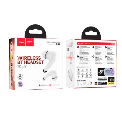 Навушники HOCO EQ2 Thought true wireless BT headset |BT5.3, 320mAh, 7h|