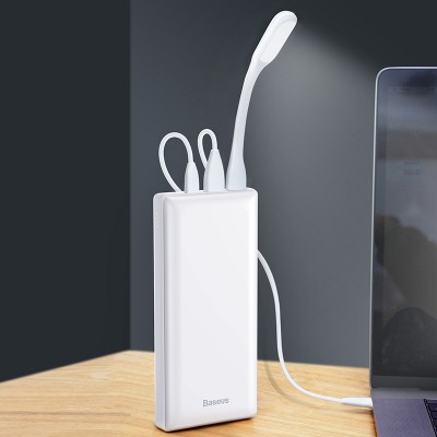 УМБ BASEUS Mini JA 30000mAh |2USB/Type-C/Lightning, PD/QC, 3A, 15W| (PPJAN-C02)