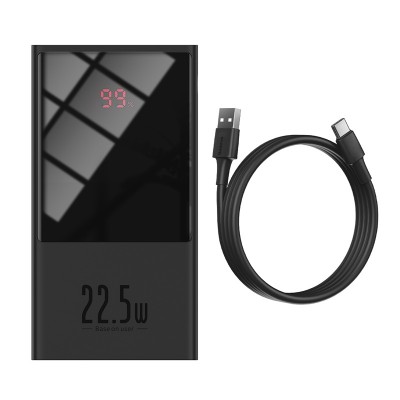 УМБ Baseus Super mini digital Display power bank 10000mAh |1USB/1Type-C, PD/QC,5A, 22.5W| (PPMN-A02)