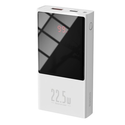 УМБ Baseus Super mini digital Display power bank 10000mAh |1USB/1Type-C, PD/QC,5A, 22.5W| (PPMN-A02)