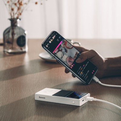УМБ Baseus Super mini digital Display power bank 10000mAh |1USB/1Type-C, PD/QC,5A, 22.5W| (PPMN-A02)