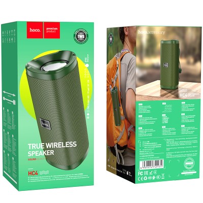 Акустика HOCO Bella sports True Wireless speaker IPX5 HC4 |BT, TWS, AUX, FM, TF, USB|