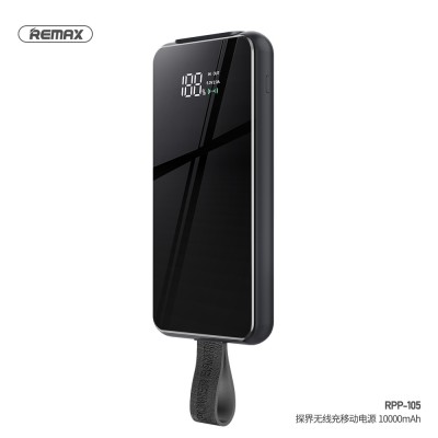 УМБ REMAX wireless charger Tangee Series RPP - 105 10000mAh |1USB/1Type-C, QC/PD,  3A|