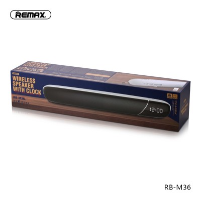 Акустика REMAX Wireless Speaker With Clock RB-M36 |TF Card/AUX/FM/BT|