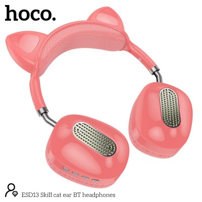 Навушники HOCO Skill cat ear BT headphones ESD13 |BT5.3, Type-C, 7h|