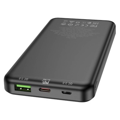 УМБ HOCO Tacker power bank J87 10000mah |1USB/1Type-C, 20W/3A, QC/PD|
