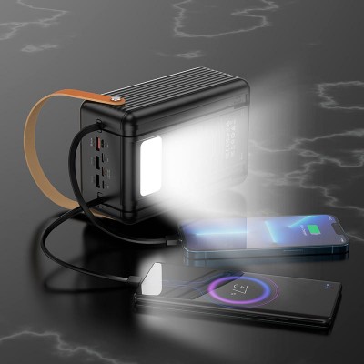 УМБ BOROFONE Terra fully compatible power bank 80000mAh BJ32 |3USB/2Type-C/Lightning, 22.5W/3A, PD/QC|