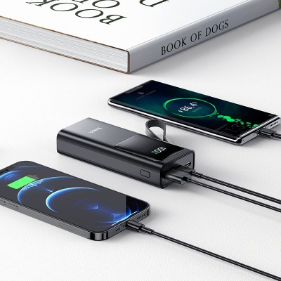 УМБ HOCO Mobi fully compatible power bank J41 Pro 10000mah |1USB/Type-C/Lightning, PD/QC, 22.5W, 3A|