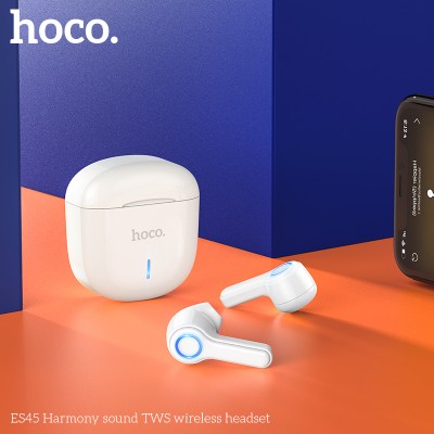 Навушники Bluetooth HOCO Harmony sound TWS wireless headset ES45 |30/320mAh, BT5.0, 3.5H|