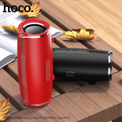 Акустика HOCO Desire song sports wireless speaker BS40 |IPX5, TWS, FM/BT/AUX/USB/TF, 7Wx2|