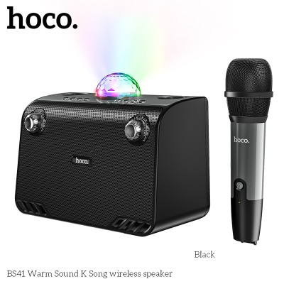 Акустика-караоке HOCO Warm Sound K Song wireless speaker BS41 |BT/TF/USB/AUX, Microphone, 20W|