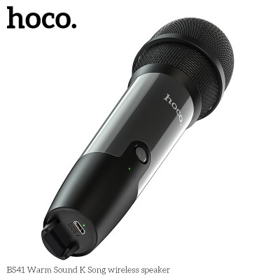 Акустика-караоке HOCO Warm Sound K Song wireless speaker BS41 |BT/TF/USB/AUX, Microphone, 20W|