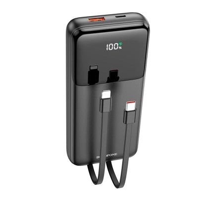 УМБ BOROFONE BJ22A fully compatible power bank with cable 20000mAh |1USB/1Type-C, 20W/3A, PD/QC|