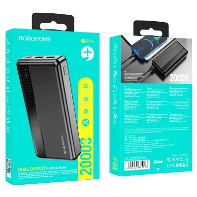 УМБ BOROFONE power bank BJ24A 20000mAh |2USB/Type-C, 2.1A|
