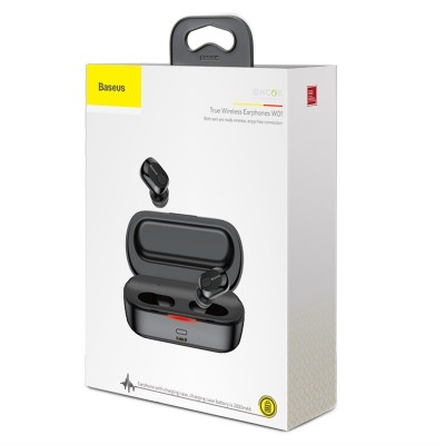 Навушники Bluetooth BASEUS Encok True Wireless Earphones W01