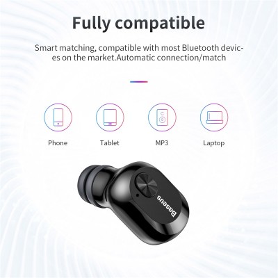Навушники Bluetooth BASEUS Encok True Wireless Earphones W01