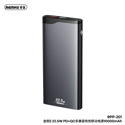 УМБ REMAX Kingkong II RPP-201 10000mAh |2USB/1Type-C, PD/QC, 3A, 22.5W|