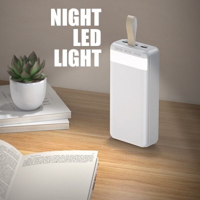 УМБ REMAX Leader Series Fast Chaging Power Bank 50000mAh RPP-185 |3USB/Type-C/Lightning, 2.1A|