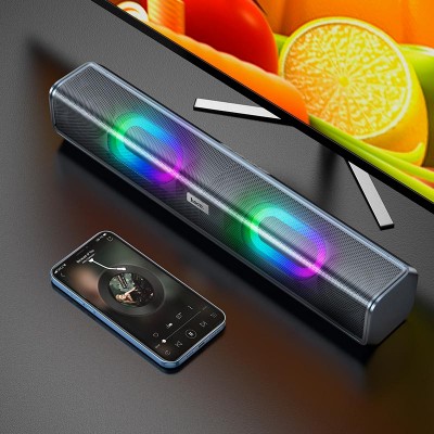 Акустика HOCO Dazzling sound desktop wireless speaker BS49 |BT5.1, USB/AUX/TF/FM|