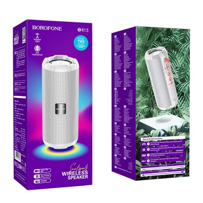Акустика BOROFONE Smart sports BT speaker IPX5 BR15 |TWS, BT5.0, AUX, FM, TF, USB|