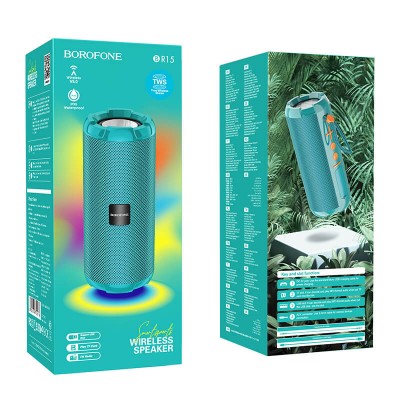 Акустика BOROFONE Smart sports BT speaker IPX5 BR15 |TWS, BT5.0, AUX, FM, TF, USB|