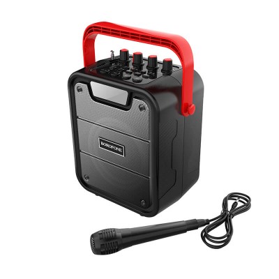 Акустика-караоке BOROFONE Cool karaoke BT speaker bp7 |10W, BT5.0 AUX, FM, TF, USB, 4800mAh|