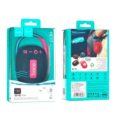 Акустика Hoco Easy joy sports BT speaker HC17 |BT5.3, TWS, FM/TF/USB, 2h|