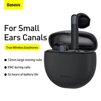 Навушники Bluetooth BASEUS Encok True Wireless Earphones W2 |BT5.0, 35/450mAh, 4H| (NGW2-02)