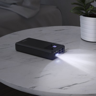 УМБ HOCO with Digital Display Outstanding fully compatible power bank J78 30000mAh |4USB/1Type-C/1Lightning, QC/PD, 20W, 5A|