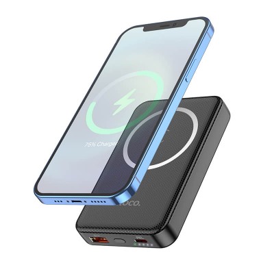 УМБ HOCO Success magnetic wireless fast charging J79 10000mah |1USB/1Type-C, QC/PD, 20W, 5A|