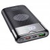 УМБ HOCO with wireless charger Velocity J63 10000mah |1USB/2Type-C, 18W/3A, QC/PD|