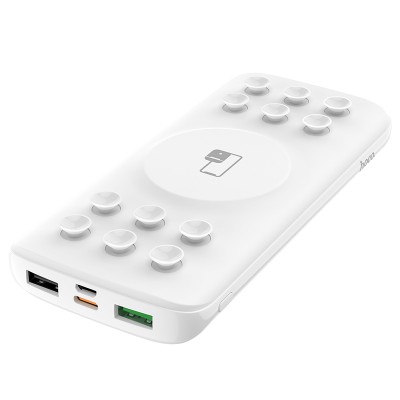 УМБ HOCO with wireless charger Sea power 10000mah J56 |2USB/1Type-C, 18W/3A, QC/PD|