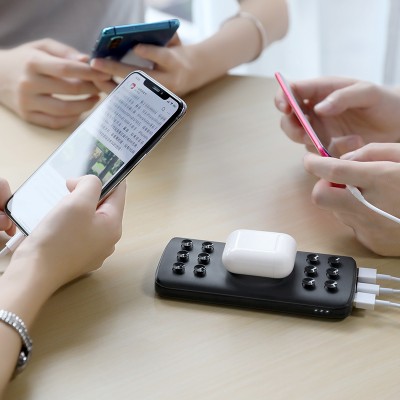 УМБ HOCO with wireless charger Sea power 10000mah J56 |2USB/1Type-C, 18W/3A, QC/PD|