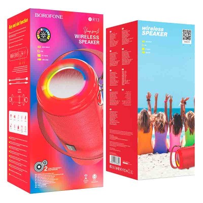 Акустика BOROFONE Young sports with colorful LED IPX5 BR13 |BT, AUX, FM, TF, USB|