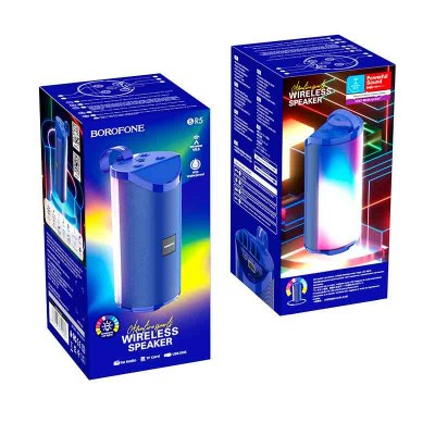 Акустика BOROFONE Adventure sports wireless speaker with LED IPX5 BR5 |BT, FM, TF, USB|