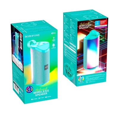 Акустика BOROFONE Adventure sports wireless speaker with LED IPX5 BR5 |BT, FM, TF, USB|