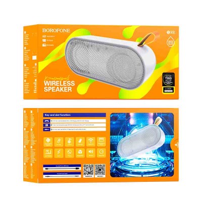 Акустика BOROFONE Broad sound sports wireless speaker IPX5 BR8 |BT, TWS, AUX, FM, TF|