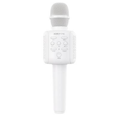 Караоке мікрофон BOROFONE Rhyme karaoke microphone BF1 |BT5.0, DSP, 3-6h, TF, USB|
