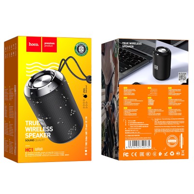 Акустика Hoco Trendy sound sports wireless speaker IPX5 HC1 |BT, TWS, AUX, FM, TF, USB|