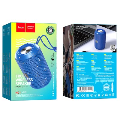 Акустика Hoco Trendy sound sports wireless speaker IPX5 HC1 |BT, TWS, AUX, FM, TF, USB|