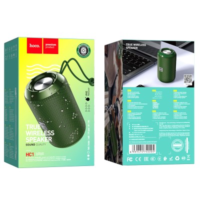 Акустика Hoco Trendy sound sports wireless speaker IPX5 HC1 |BT, TWS, AUX, FM, TF, USB|